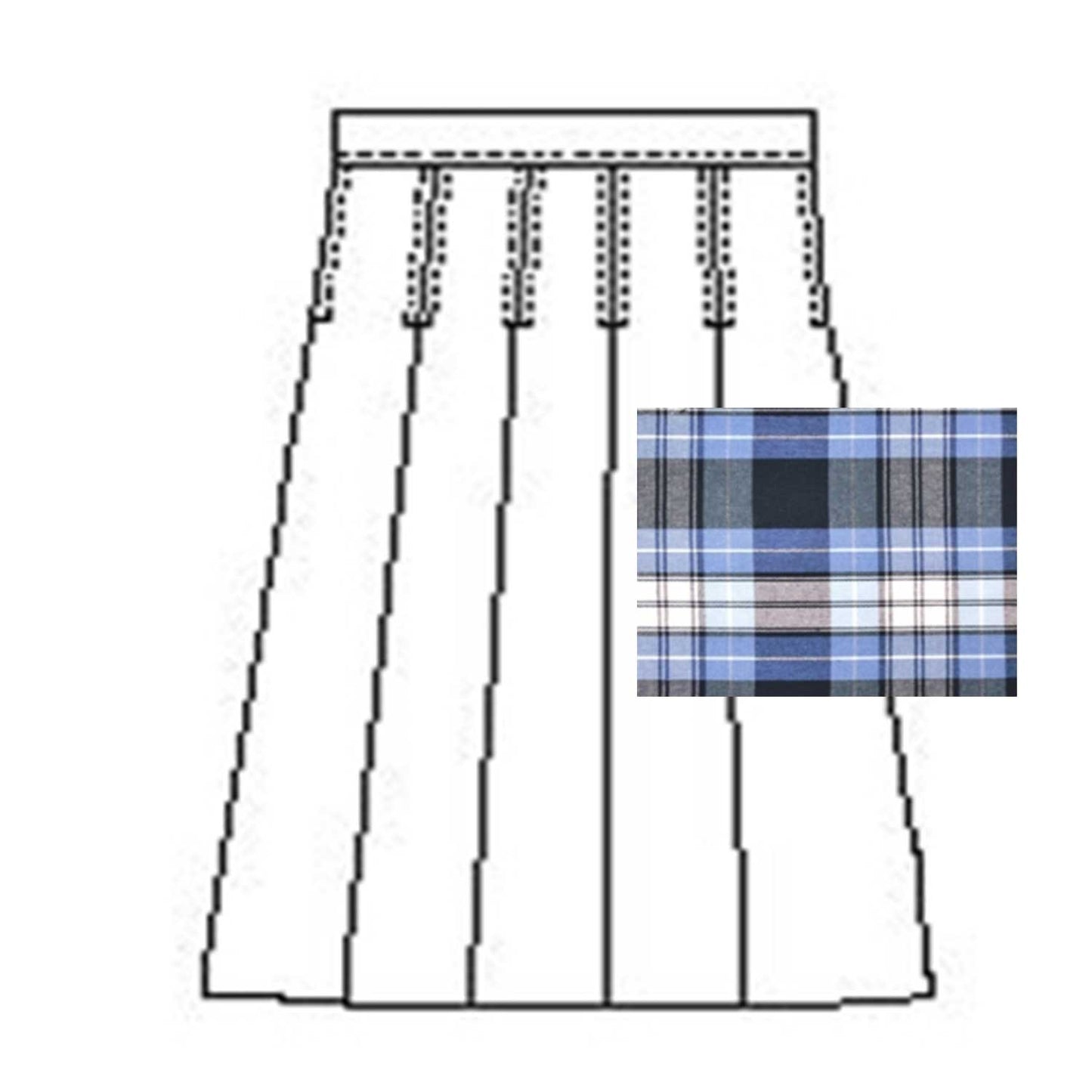 Skirt Model 43 - Blend Plaids - 1109