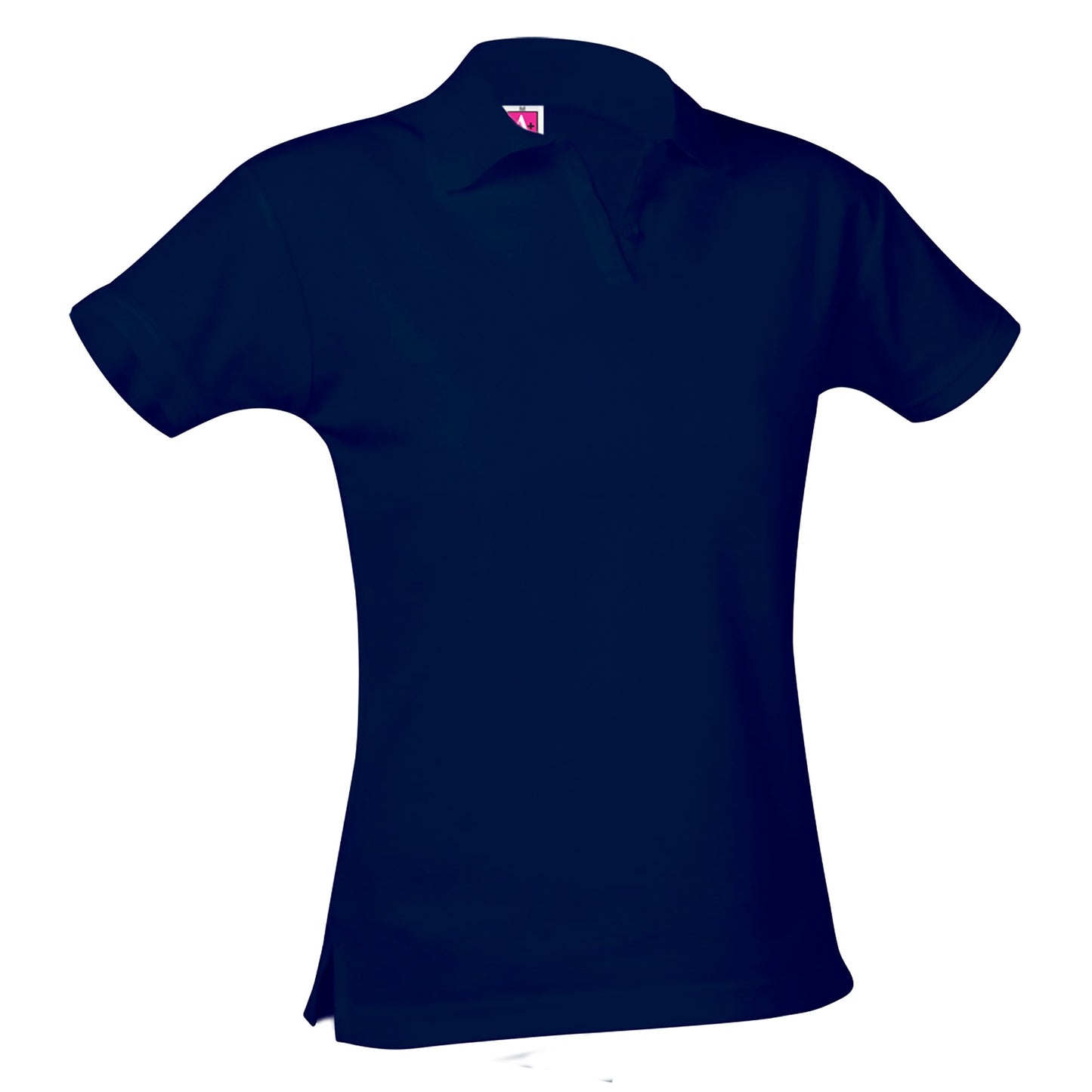 Pique Knit Short Sleeve Polo Knit Shirt (Female) w/Logo - 1102