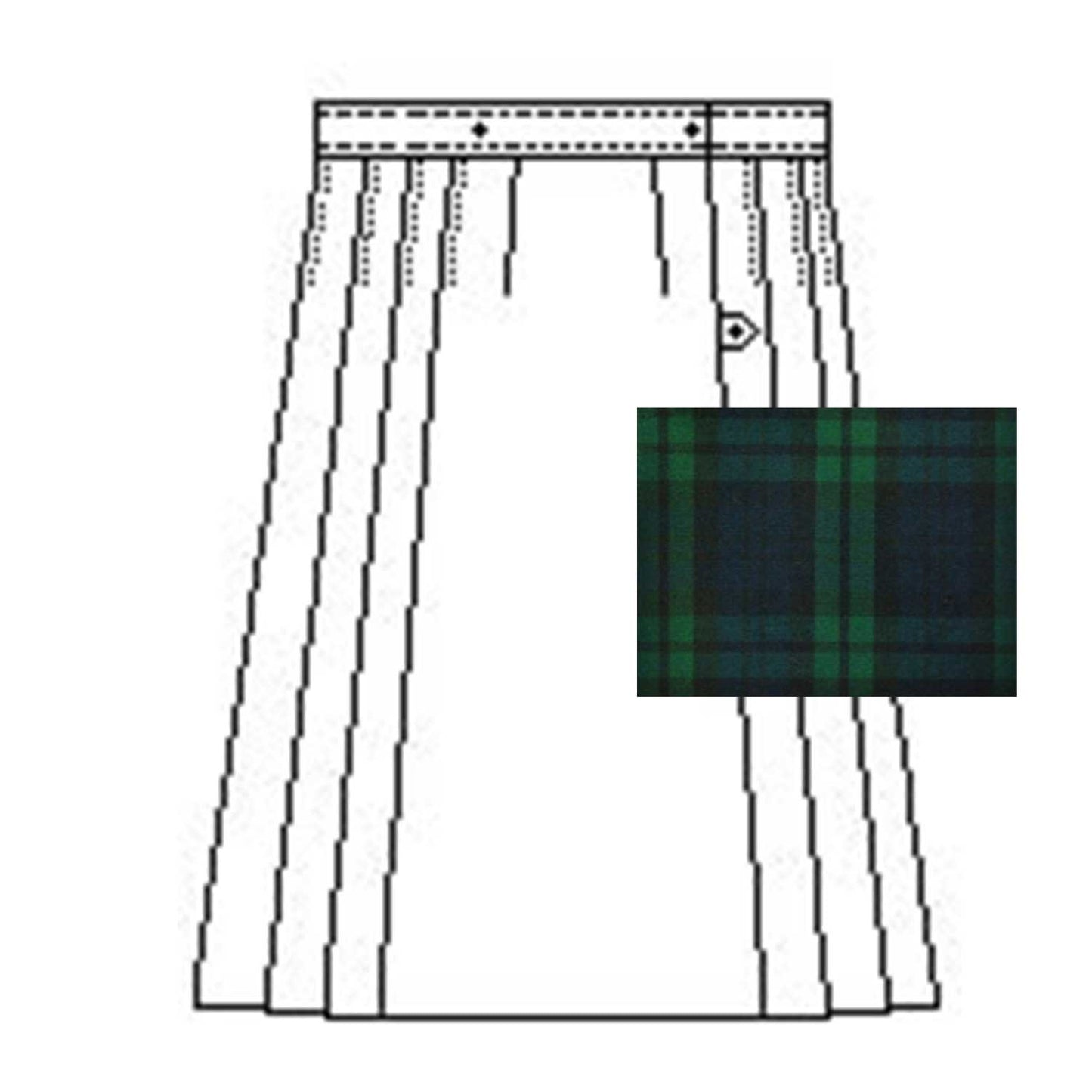 Kilt Model 37 - Polyester Plaids - 1102