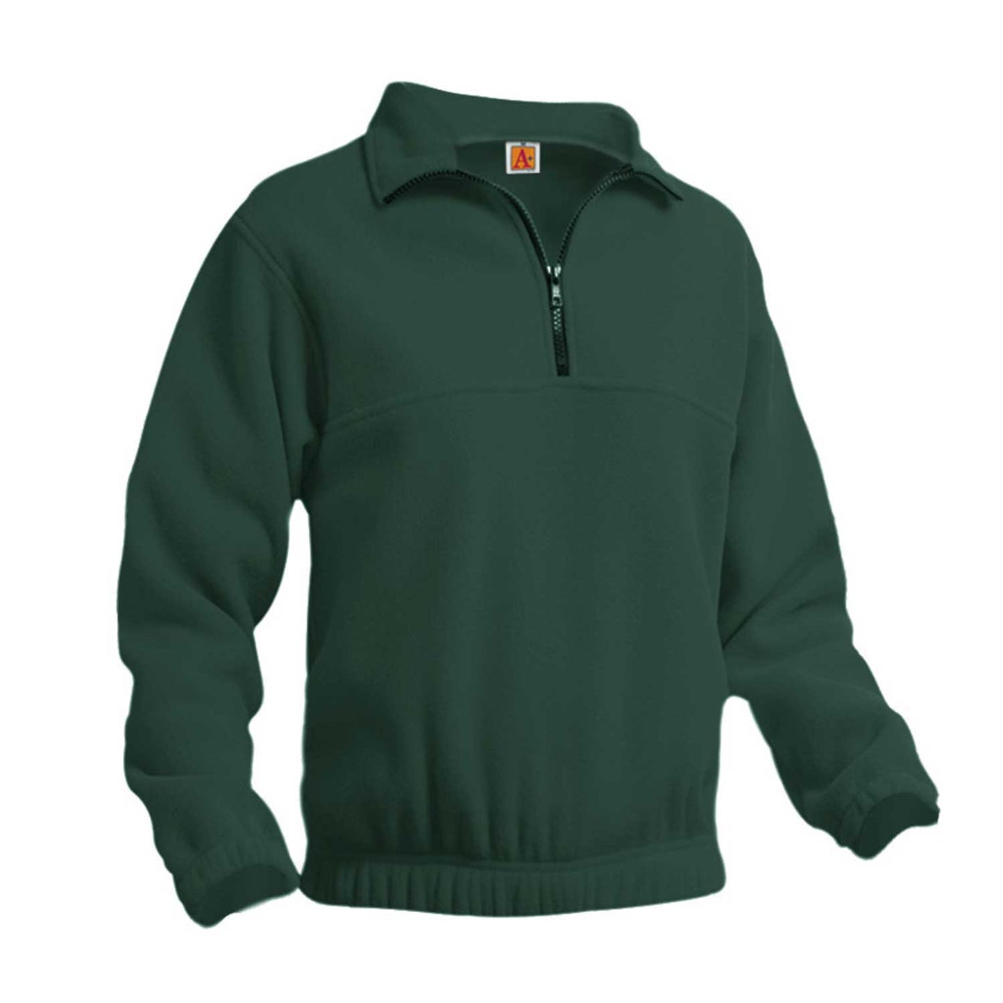Performance Fleece Quarter Zip Jacket w/Logo - 1110