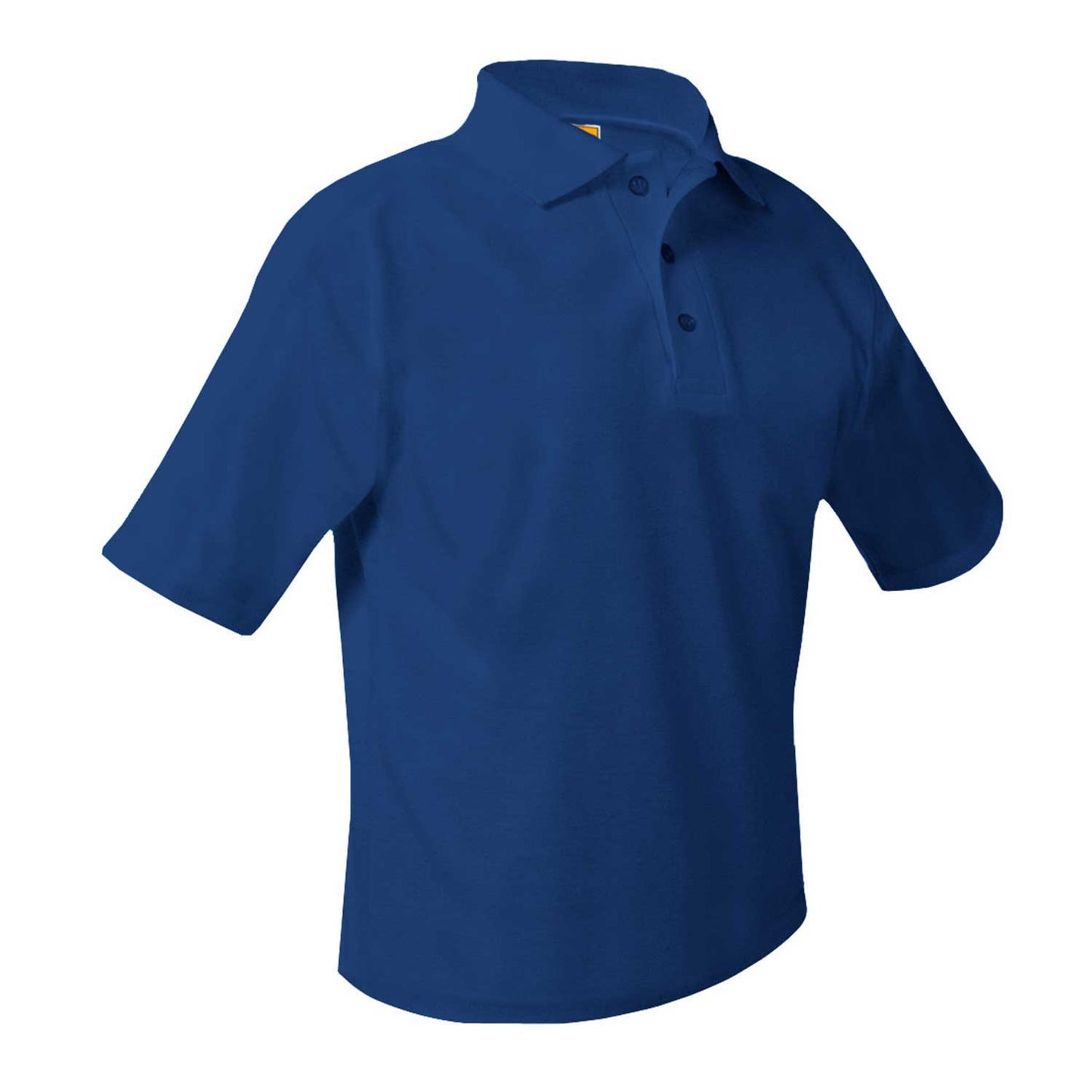 Unisex Pique Polo Shirt, Short Sleeves, Hemmed w/Logo - 1104