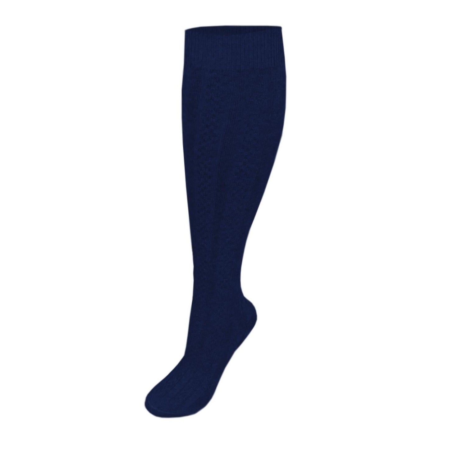 3-Pack Girl's Premium Cable Knee-Hi Socks - 1100