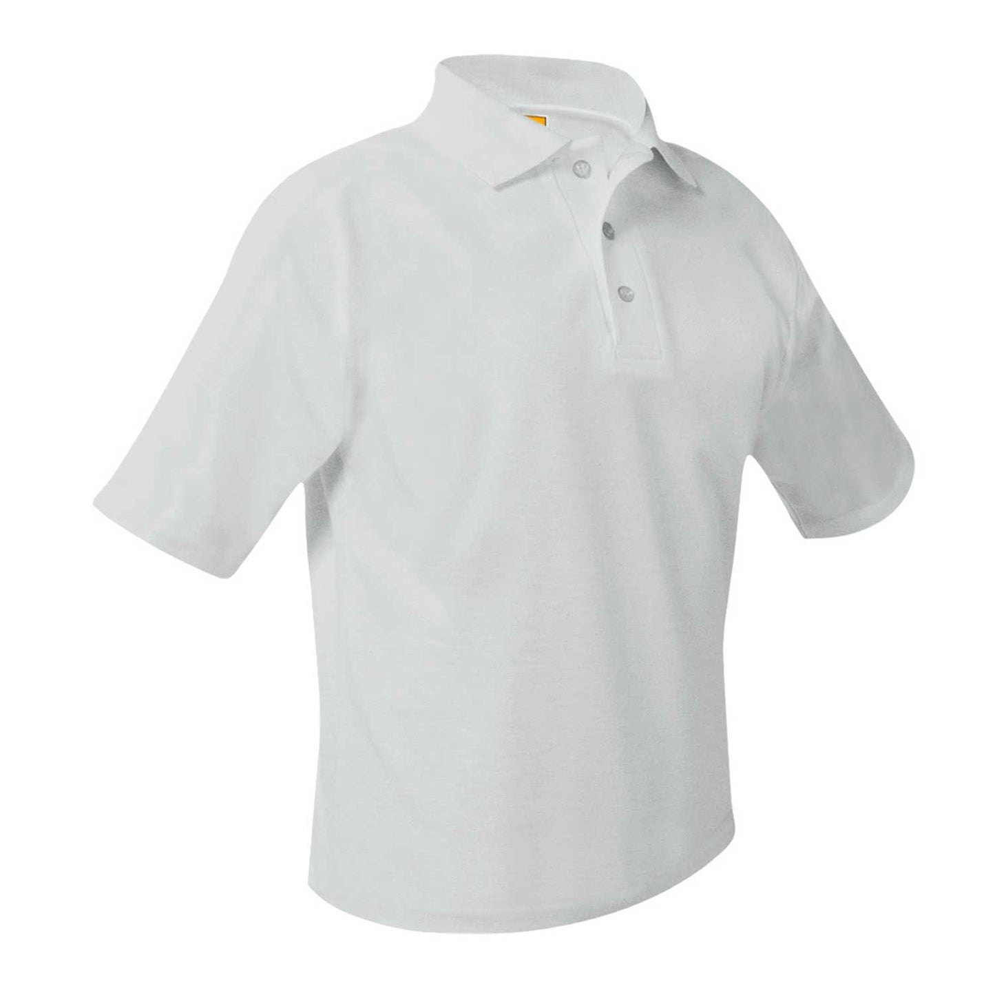 Unisex Pique Polo Shirt, Short Sleeves, Hemmed w/ Logo - 1102
