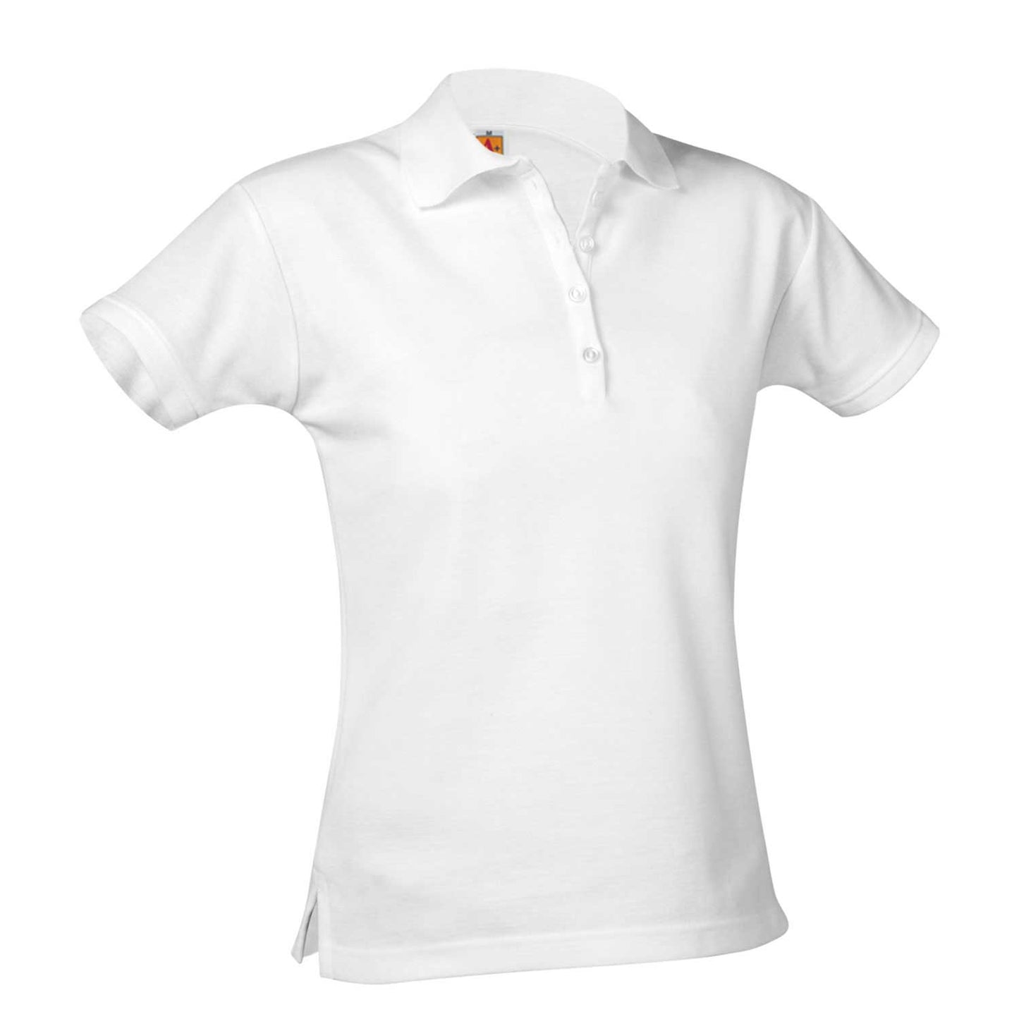 Pique Knit Short Sleeve Polo Knit Shirt (Female) w/Logo - 1102