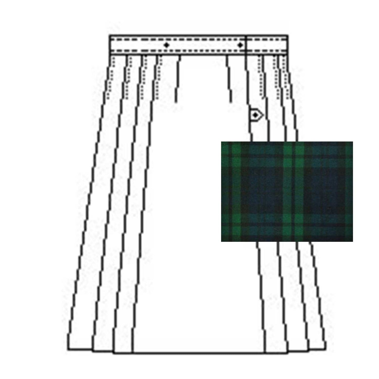 Kilt Model 37 - Polyester Plaids - 1104