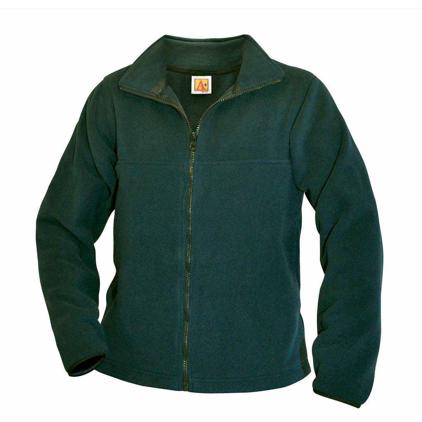 Unisex Zip-Front Fabri-Tech Fleece Jacket w/Logo - 1102