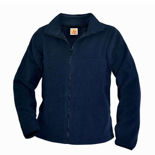 Unisex Zip-Front Fabri-Tech Fleece Jacket w/Logo - 1107