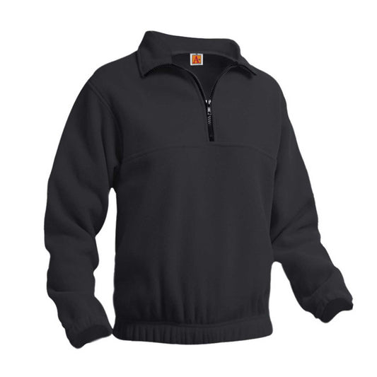 Performance Fleece Quarter Zip Jacket w/Logo - 1105