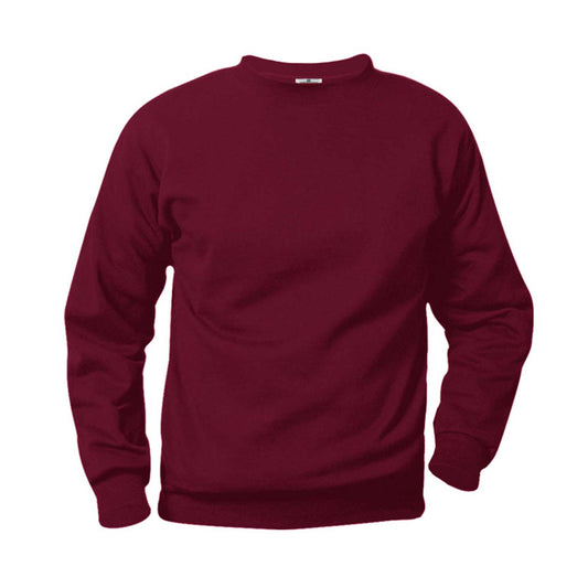 Unisex Crewneck Fleece Sweatshirt w/Logo - 1105