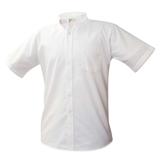 Oxford Short Sleeve Shirt (Male) w/Logo - 1100