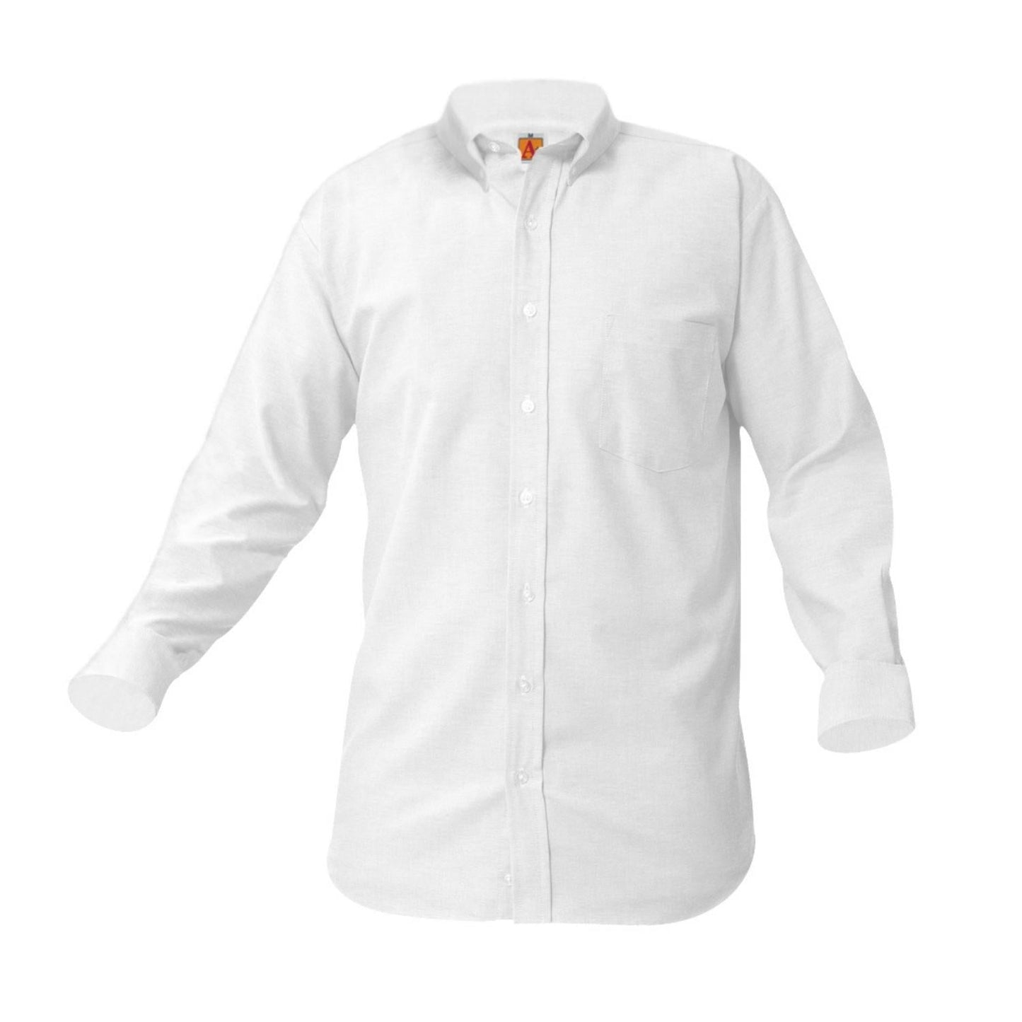 Oxford Long Sleeve Shirt (Male) w/Logo - 1100