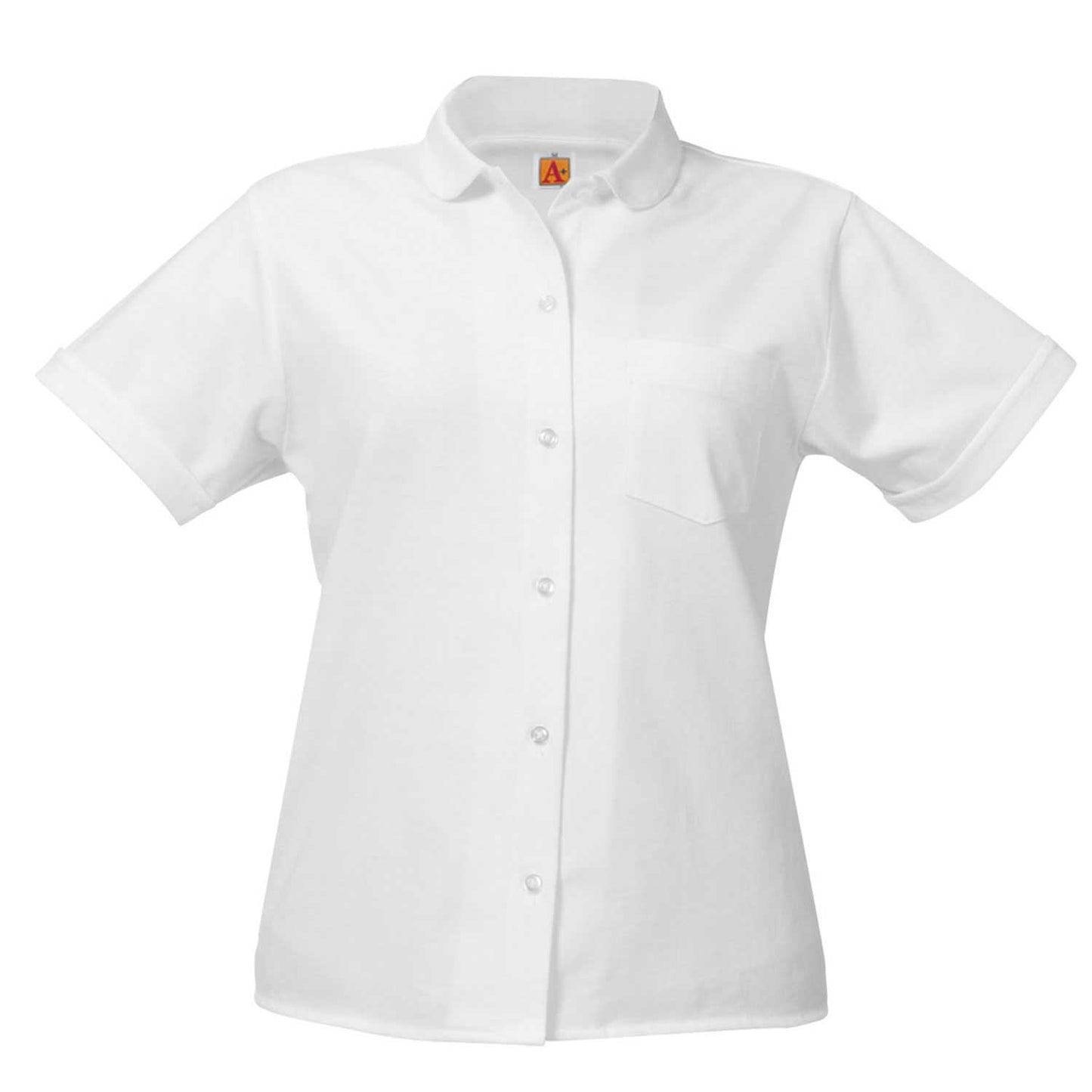 Jersey Knit Short Sleeve Shirt (Female) w/Logo - 1101