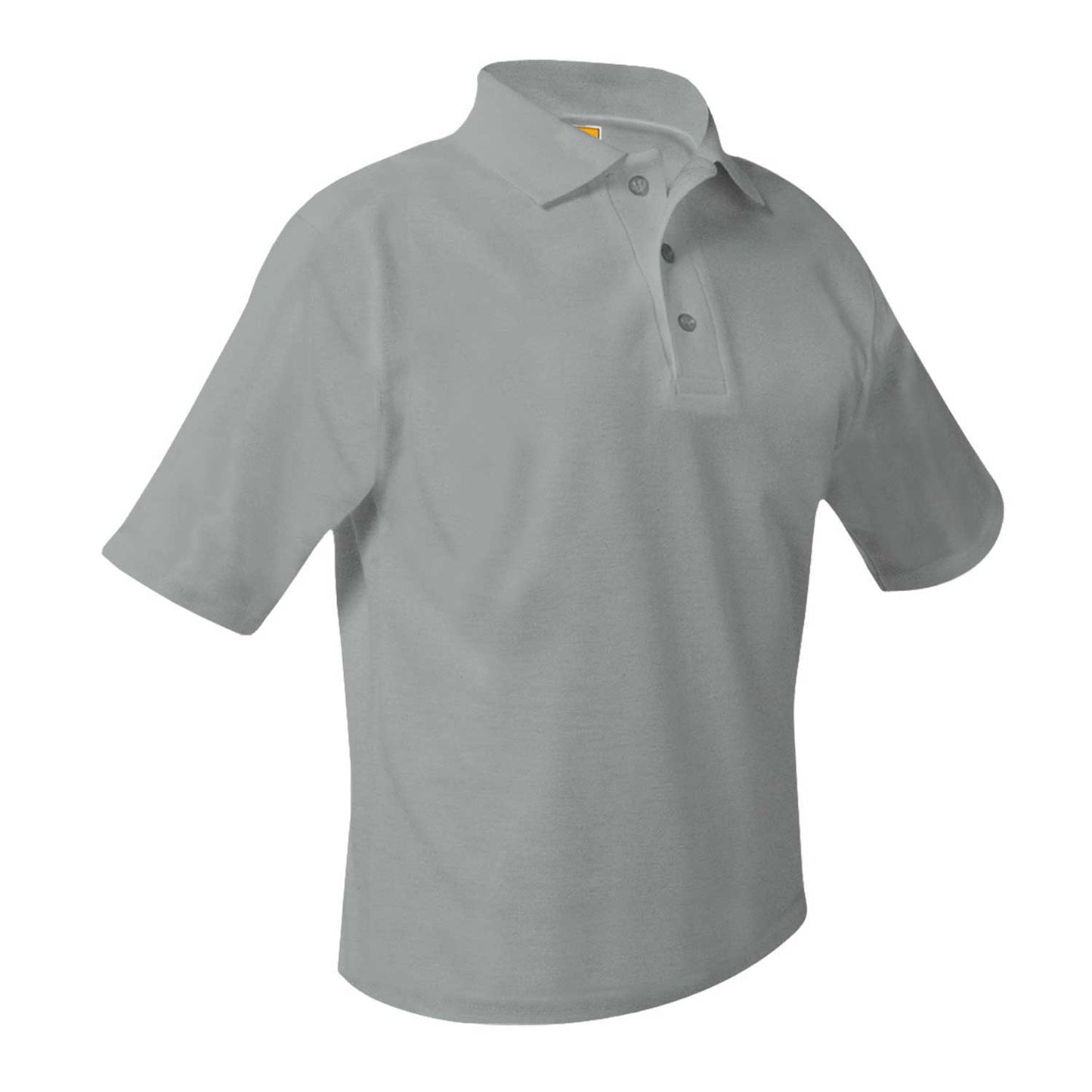 Unisex Pique Polo Shirt, Short Sleeves, Hemmed w/Logo - 1106