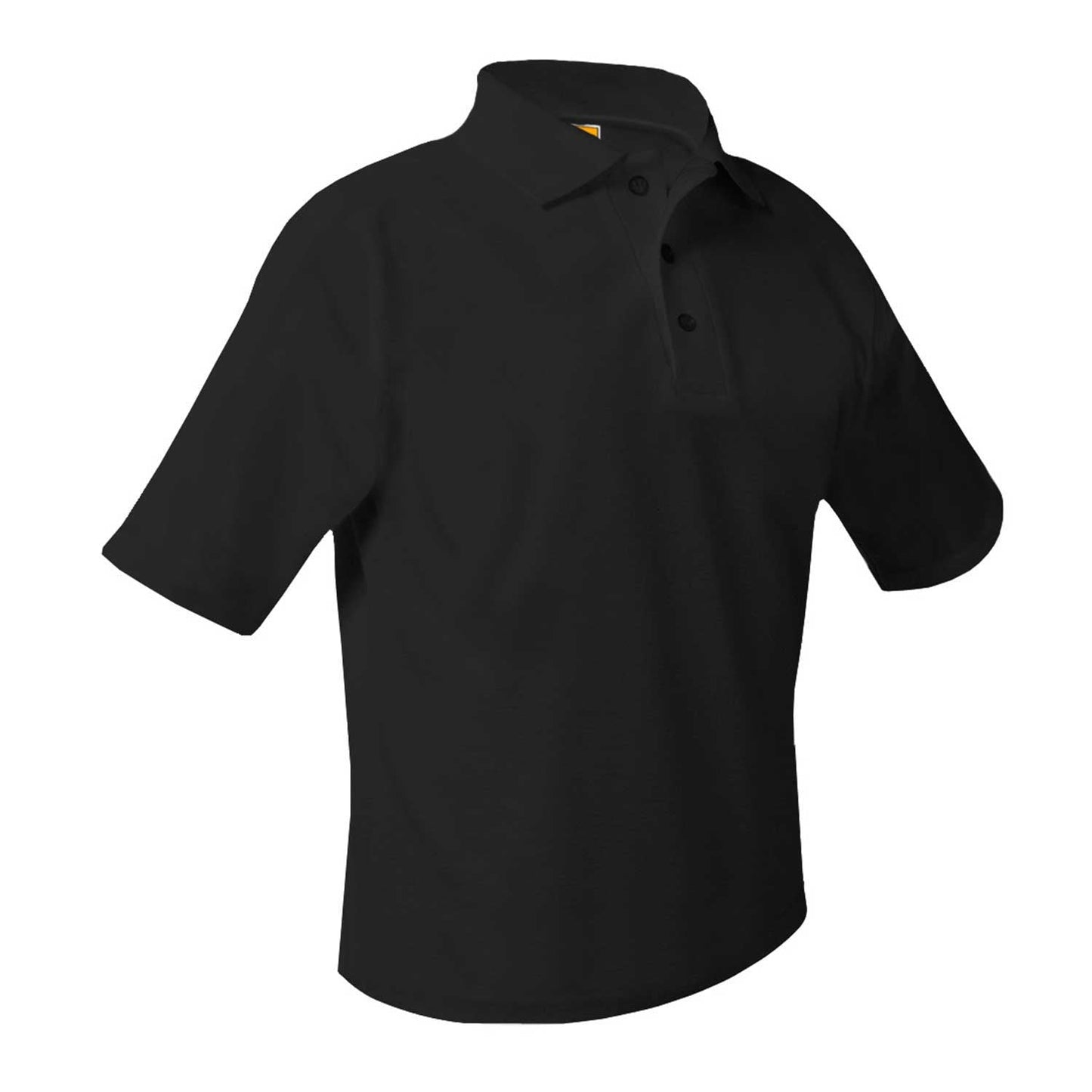Unisex Pique Polo Shirt, Short Sleeves, Hemmed w/Logo - 1112