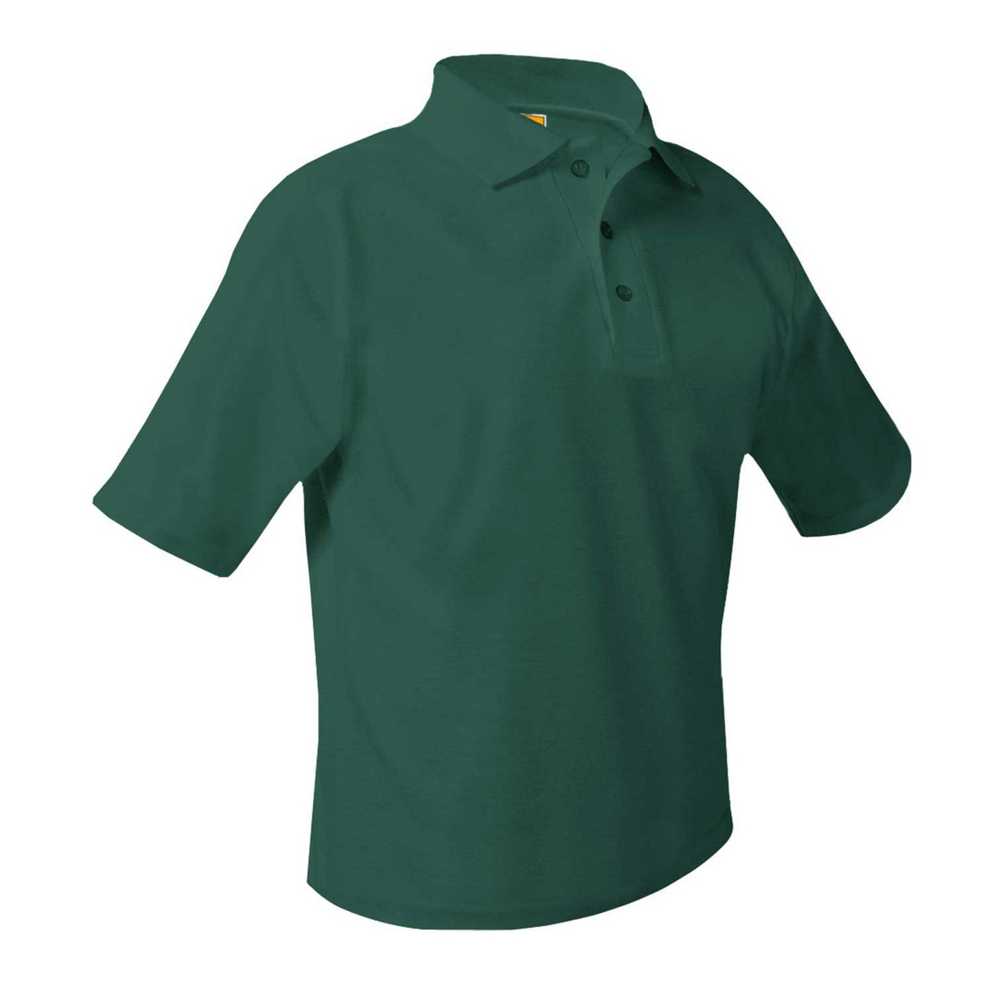 Unisex Pique Polo Shirt, Short Sleeves, Hemmed w/Logo - 1110