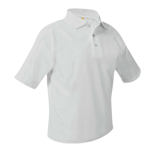 Unisex Pique Polo Shirt, Short Sleeves, Hemmed w/Logo - 1106