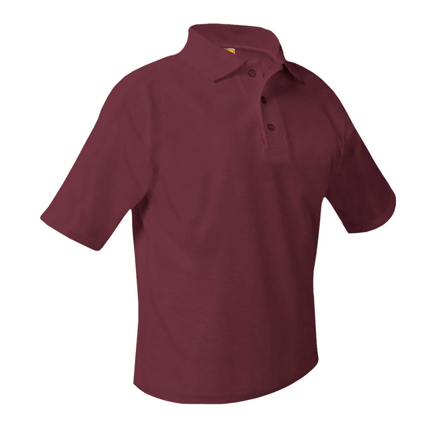 Unisex Pique Polo Shirt, Short Sleeves, Hemmed w/Logo - 1105