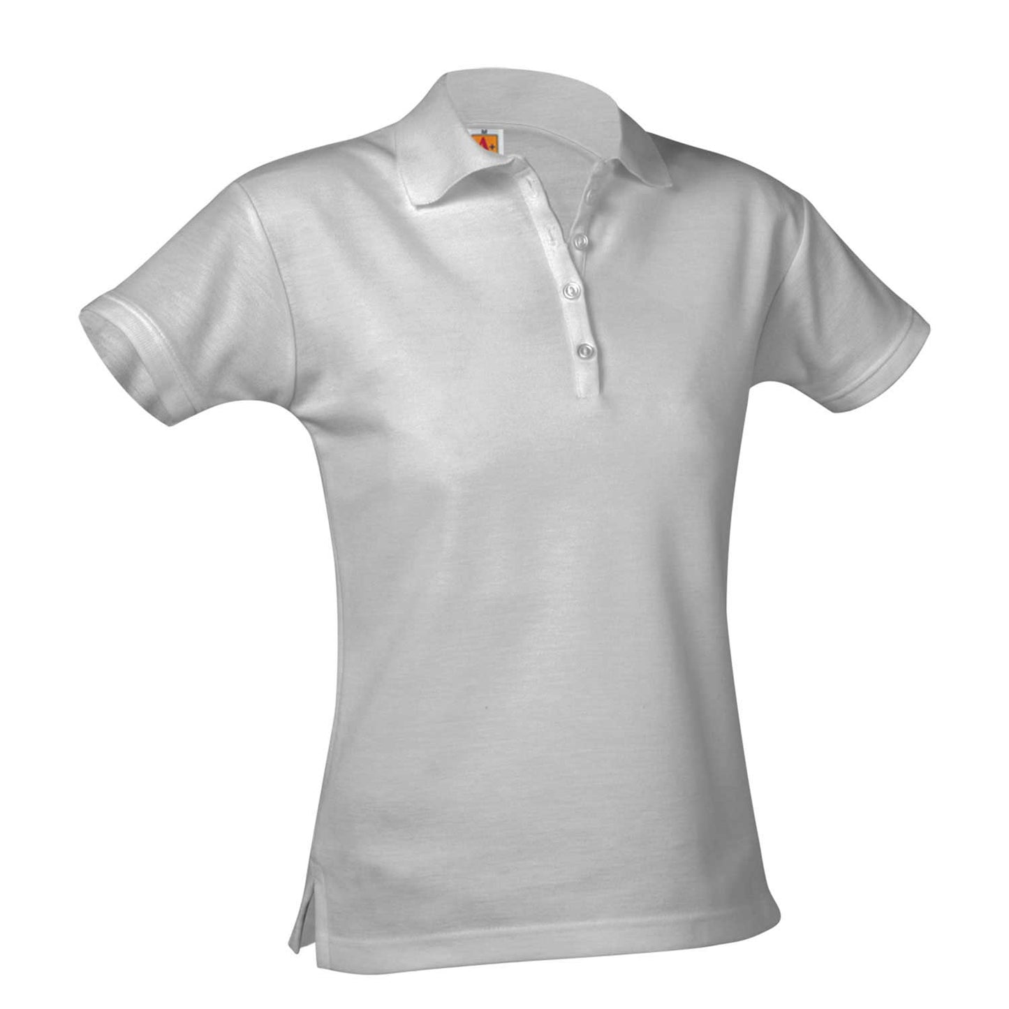 Pique Knit Short Sleeve Polo Knit Shirt (Female) w/Logo - 1110