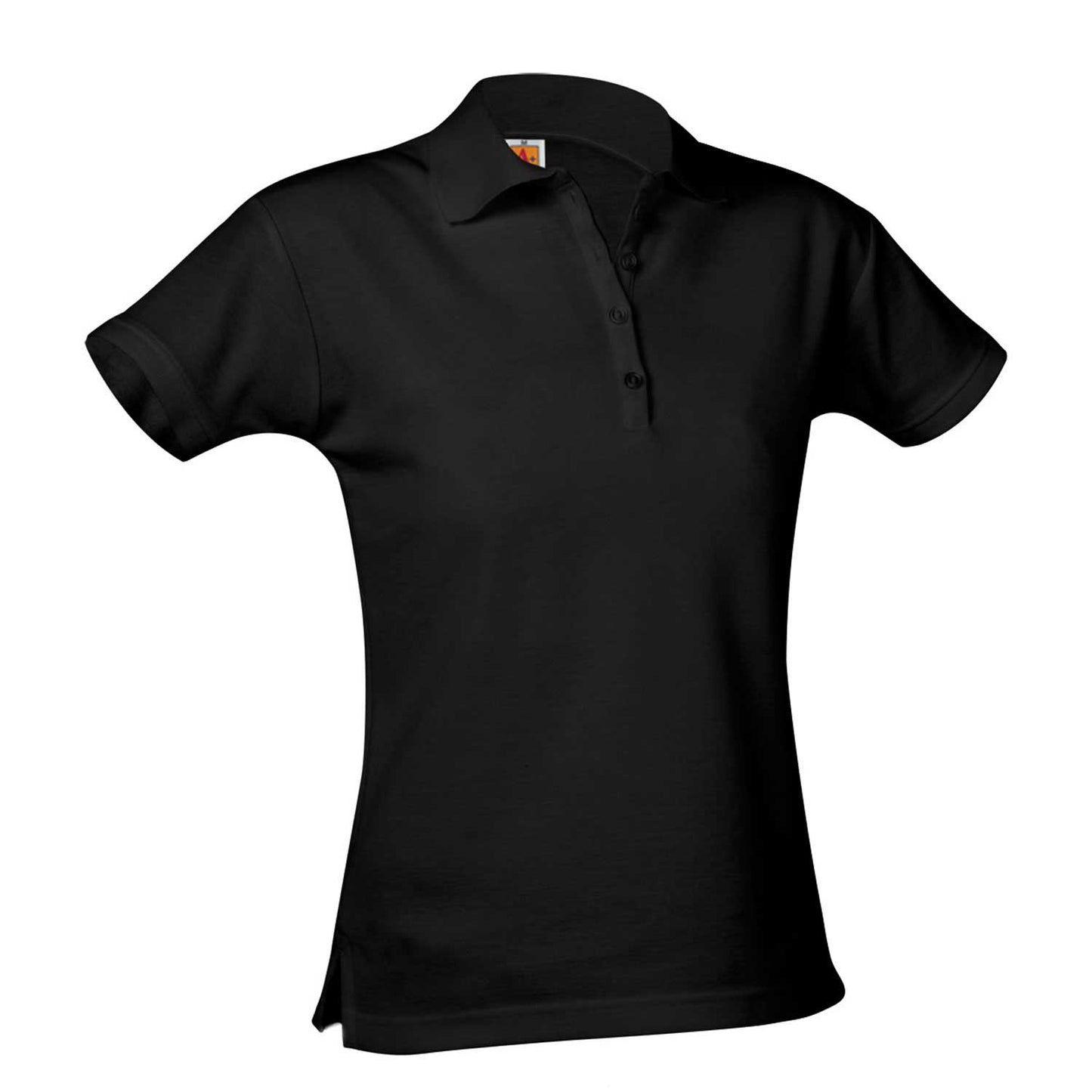Pique Knit Short Sleeve Polo Knit Shirt (Female) w/Logo - 1106