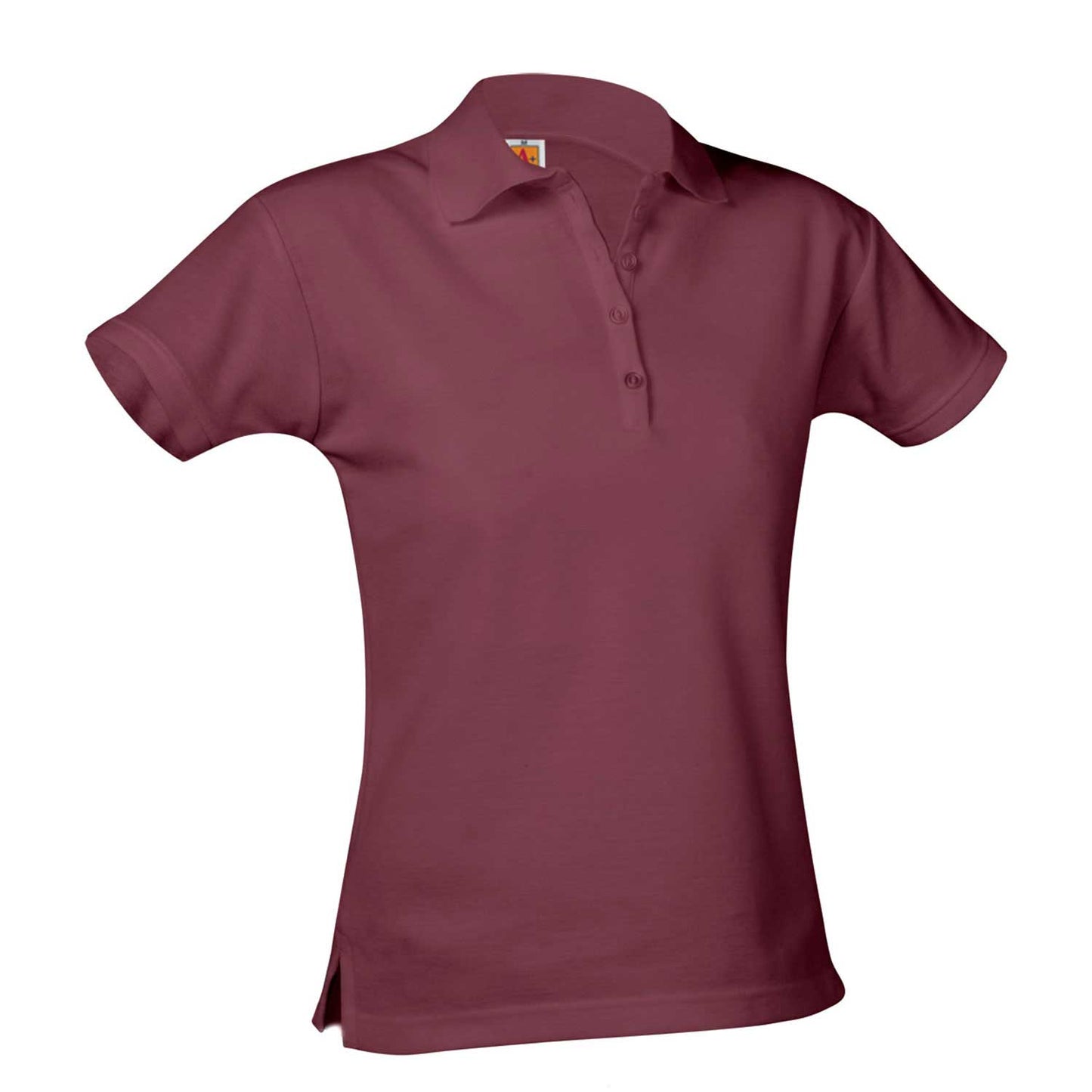 Pique Knit Short Sleeve Polo Knit Shirt (Female) w/Logo - 1105