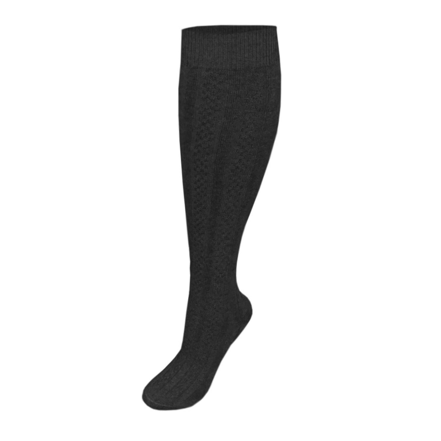3-Pack Girl's Premium Cable Knee-Hi Socks - 1104
